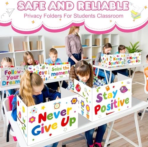 Honoson 24 Pcs Inspirational Privacy Folders for Students - Image 6