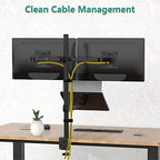 WALI Dual Monitor and Laptop Stand for 17" Notebook and 27" Screens - Image 7