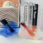 Aesthetic Cloud Pen Holder for Desk Cute Office Supplies Acrylic Cubicle Decor Kawaii Workspace Accessories Clear Makeup Organizer for Women Girls Pencil Cup Large Caddy for Home Office (Crystal) - Image 5