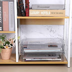BTSKY 2 Pack Plastic Storage Containers with Lids, Portable Project Case Document Organizer Stackable Plastic File Storage Box for A4 File Paper Documents Scrapbook Art Supplies&Crafts(Big, White) - Image 5