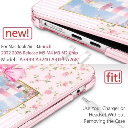 May Chen Case for M5/M4/M3/M2 MacBook Air 13 inch Case 2026-2022 Release - Image 2
