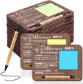 Kosiz 10 Set Wooden Sticky Note Holder Kit, Difference, Brown by Kosiz