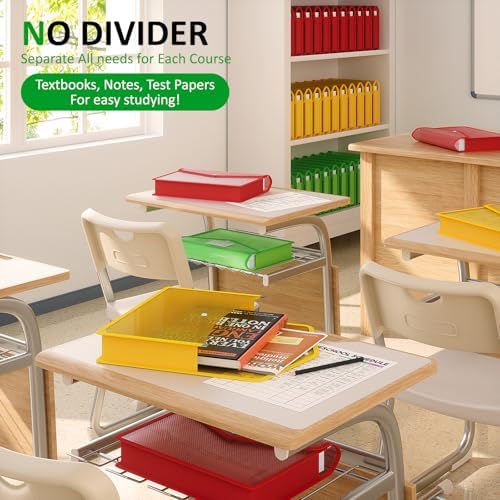 ThinkTex Plastic Expanding File Folders, Transparent Envelopes with Snap - Image 5