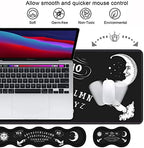 Ergonomic Keyboard Wrist Rest and Mouse Pad Wrist Rest Set, Large XXL Gaming Mousepad 31.5"x 11.8", Memory Foam, Easy Typing Pain Relief, Multifunctional Desk Mat for Office & Home, Ouija Board - Image 3