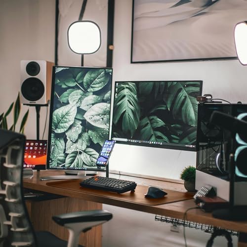 Leather Desk Mat Set (32x16) - Full Grain Large Computer Gaming Mouse Pad - Image 6