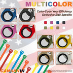 Zip Tie Holder Cable Tie Holder Heavy-Duty Colored for Tool Belt Electrician Tool Tradie Bits Organized Strong Efficient Storage Reusable Portable (White, 8 Pcs) - Image 5