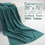 American Soft Linen 100% Cotton Luxury Turkish Towels, 2PC 35x70 Bath Sheet - Image 2