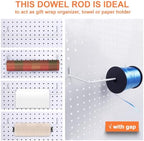 Pegboard Organizer Accessories, 18 Pack Baskets Cups Hooks (White+Clear) - Image 7
