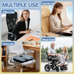 Mureon Large Office Chair Cushion, Ergonomic Memory Foam Seat Cushion, Navy - Image 6