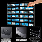 Lincia Acrylic Business Card Holder Wall Mount, 36 Pocket, 19.69''x21.38'' - Image 3