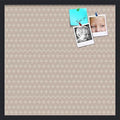 PinPix 24x24 inch Cork Bulletin Board. This Decorative Framed Pin Board Comes with Diamond Pattern in Light Pink and Cream Design and Satin Black. Ideal for Home, Office Decor or School (PinPix-294) by PinPixBulletinBoards