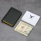 HISCOW Full Grain Leather Business Card Holder Case - Image 3