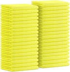 Avalon Towels Microfiber Cleaning Cloths (Value Pack of 36) - Size 16 x 16 Inches, Highly Absorbent Cleaning Rags, Lint Free, Reusable and Washable, Microfiber Towels for Cars by AvalonTowels