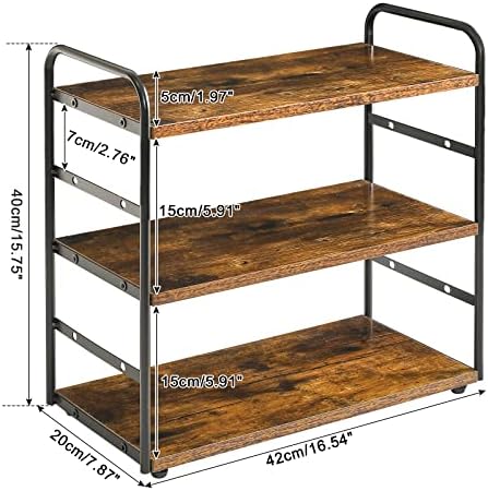 IBUYKE Counter Shelf,Kitchen Organization and Storage,Brown TWJ001H - Image 3