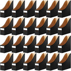 Thenshop 24 Pcs Magazine Files Cardboard Holders,Classic,Black by Thenshop