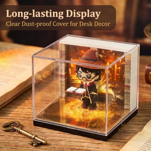 Y LEATHERLEAF WORTH 3D Time Piece Calendar 2027, 3D Memo Pad 2027 with 52-Week Calendars, 3D Calendar Paper Carving Artsy Pads Notepad, Desktop Decoration for Offices and Bedrooms, Gifts (Little boy) - Image 3