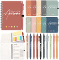 20 Sets Employee Appreciation Gift Bulk for Nurse Teacher Thank You Being Awesome Weekly Planner Sticky Notebook Pen Back to School Gift for Teacher Staff Coworker (Plastic,Bright Colors) by Moinchore