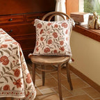 ISAENNE Vintage Linen Square Throw Pillow Cover,Set of 2,18"x18"-Albano A - Image 6