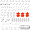 ENJOYWOOD155 PCS Pegboard Organizer Accessories Kit Hooks Assortment by ENJOYWOOD