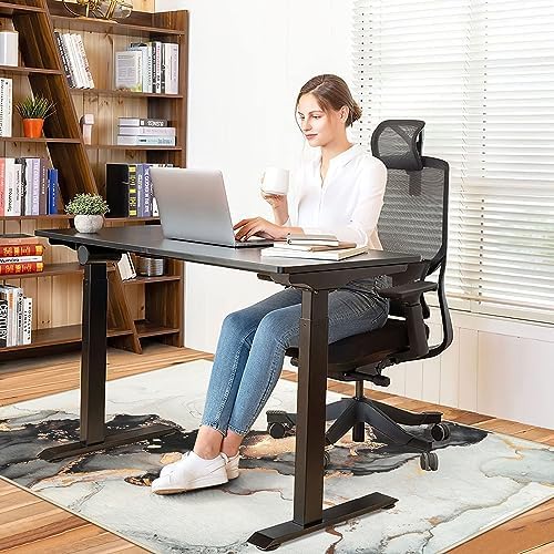 Anidaroel Office Chair Mat for Hardwood/Tile Floor, 48"x60" Desk Chair Mat for Office Gaming, Under Desk Rug for Rolling Chair, Anti-Slip Computer Chair Mats, Low-Pile Carpet Protector Rug - Image 5