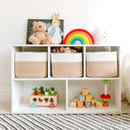 NaturalCozy Storage Cubes 9”x9”x7”Cotton Rope Woven Baskets for Organizing 3-Pack | 9 Inch Cube Storage Bin | Small Basket for Shelf Nursery, Pantry, Decorative Plant, Bathroom Closet, Toy Gift - Image 3