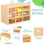 Amyhill 6 Pcs Mini Drawer Organizer Small Organizer with 9 Drawers Plastic Desktop Craft Storage Box for Office Home Room Jewelry Cosmetics Collection(Multicolored) - Image 3