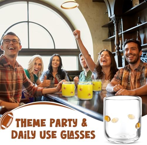SiliFine 2 Pcs Football Icon Juice Glasses - Image 5