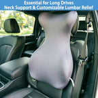 27.7'' Adjustable Airbag Full Back Lumbar Support Pillow, Back Pain Relief - Image 6