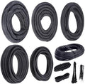 Automotive Split Wire Loom Kit, Heat Resistant & Chew Resistant Split Conduit for Engine Bay, Cable Management Sleeve with Heat Shrink, Silicone Tape & Zip Ties by Unknown