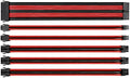 Thermaltake TtMod Sleeve Extension Power Supply Cable Kit ATX/EPS/8-pin PCI-E/6-pin PCI-E with Combs, Red/Black AC-033-CN1NAN-A1 by Thermaltake