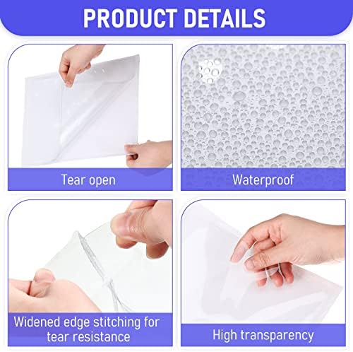 Outus 60 Pcs Self Adhesive Shop Ticket Holders, 8.5 x 11 Inch - Image 6