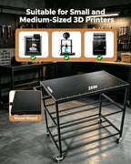 3D Printer Stand, Small 3D Printer Table for Organizer Filament Spools - Image 3