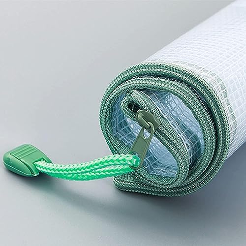 Oaimyy-16 PCS-12 x 16 Inches-Mesh Zipper Pouch, Plastic Zip File Folders Puzzle Bags for Organizing,for Office Supplies,Travel,Home Storage-Multicolor, 12"x 16" - Image 7