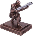Knight Pen Holder Desk Organizers and Accessories as Gift Red - Image 2