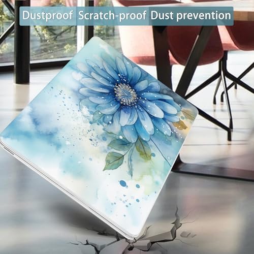 Mektron Case for 2026 MacBook Neo 13-inch A18 Pro chip A3404 Laptop Cover with 13-inch (Diagonal) Liquid Retina Display+ Keyboard Cover+ Screen Protector, Watercolor Blue Flower - Image 6