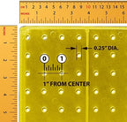 Azar 700508-YEL 8-Inch W by 20-Inch H Revolving Yellow Pegboard Counter Unit, Yellow - Image 4