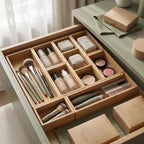 Bamboo Drawer Organizer, Natural, M - Image 4