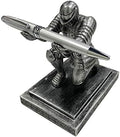 Executive Kneeling Knight Pen Holder with Pen - Unique Office Gifts by Ofiedx