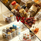 SPACELEAD 8 Pack Clear Plastic Storage Bins for Home Organization - Image 3