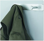 Safco Nail Head Wall Coat Rack - Durable Metal Satin Aluminum Hooks - Easy Install & 10Lbs Capacity - Image 3
