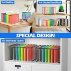 2 Packs Legal/Letter Size Hanging File Folder Frame, Desk Organizer Destop Files Frame, Hanging Folder Holder/Rack for Filing Cabinet File Drawer, 14.5"D x 11.8"W x 9.2"H , Black - Image 5