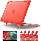 Batianda Heavy Duty Case for MacBook Air 13 Inch 2018-2020, Red by Batianda