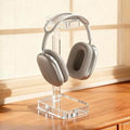 Headphone Stand Headset Holder for Desk, Solid Christal-Clear Acrylic with Stable Base Earphone Hanger for Gaming Room Office Accessories by Unknown