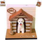 3D Memo Pad Time Piece Calendar 2027, 3D Tear-Off Art Desk Calendar 2027, Creative 3D Memo Pad Paper Art Tree House DIY Paper Carving Decoration (Cute Pet Cottage) by PTAEXCEL