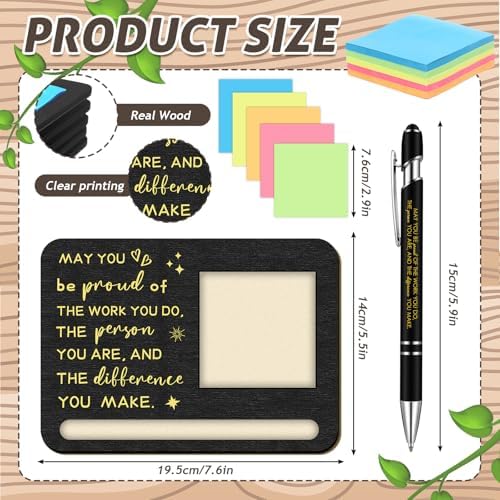 Dispowreath 20 Set Employee Christmas Appreciation Gift Sticky Note Holder - Image 2