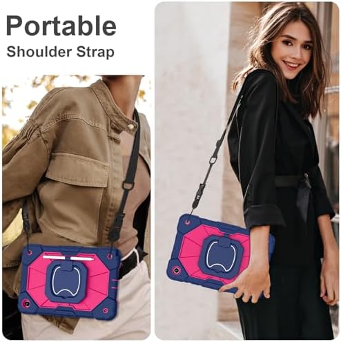 Scnioy for Galaxy Tab A11+ Plus / A9+ Case 11 Inch 2025/2023, Navy Pink - Image 6