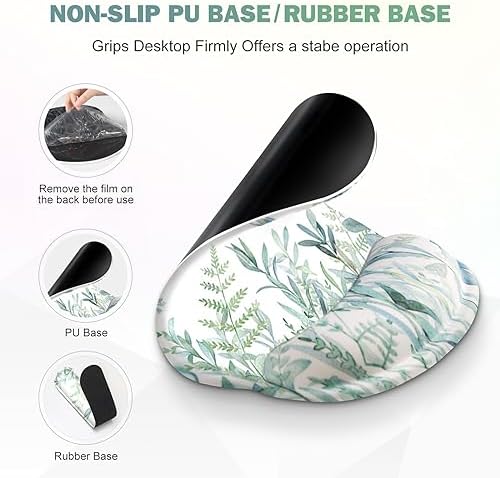 ToLuLu Desk Mat, XXL Large Mouse Pad Wrist Support Set，4 in1 Mousepad - Image 4