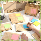 Kosiz 10 Set Wooden Sticky Note Holder Kit - Image 4