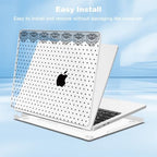 Teryeefi Polka Dots Case Cover for MacBook Air 13.6 inch M5 M4 M3 M2 Chip (2022-2026 Release) - Image 5