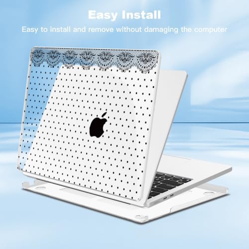 Teryeefi Polka Dots Case Cover for MacBook Air 13.6 inch M5 M4 M3 M2 Chip (2022-2026 Release) - Image 5